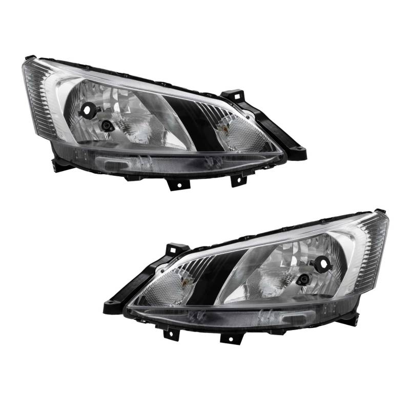 Halogen Scheinwerfer Set links & rechts Hauptscheinwerfer Frontscheinwerfer H4 PY21W W5W für Model NV200 Evalia NV200/Evalia Bus von Diederichs