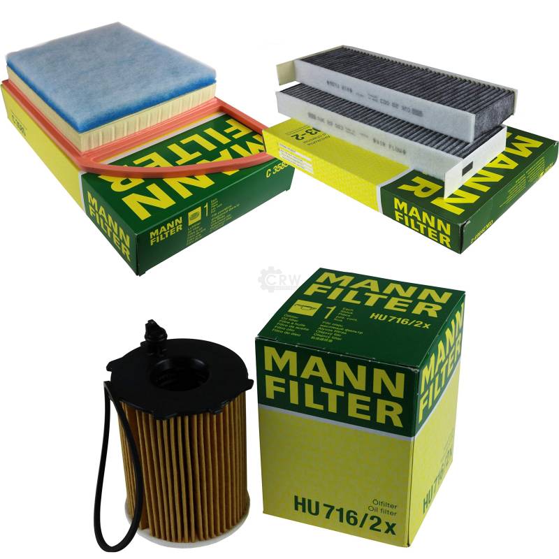 MANN-FILTER Inspektions Set Inspektionspaket Innenraumfilter Luftfilter Ölfilter von Diederichs