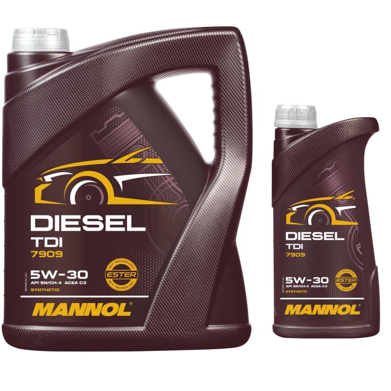 QR-PARTS 69988624 6 Liter Original MANNOL Motoröl Diesel TDI 5W-30 Engine Oil Öl von Diederichs