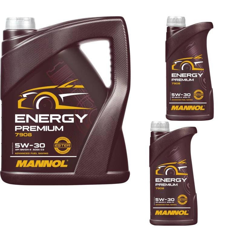 QR-PARTS 69988955 7 Liter Original MANNOL Energy Premium 5W-30 API SN/CF Motoröl Engine Oil Öl von Diederichs