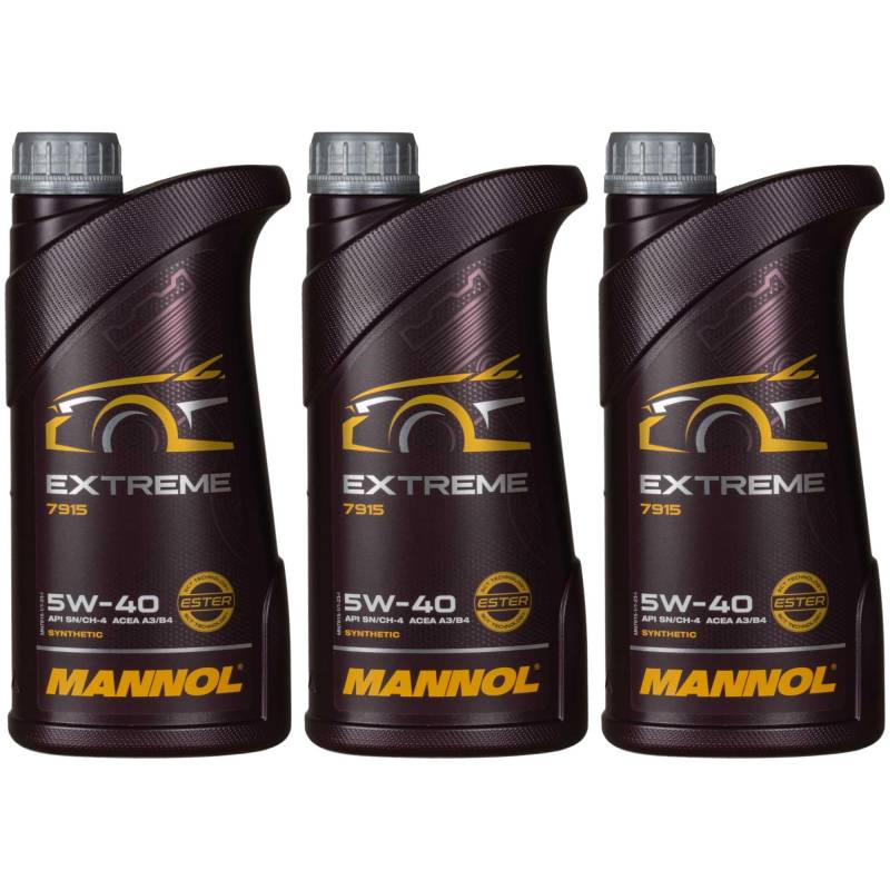 QR-Parts Set 85447782 MN7915-1 3L Original MANNOL Extreme 5W-40 API SN/CF Öl Motoröl von Diederichs