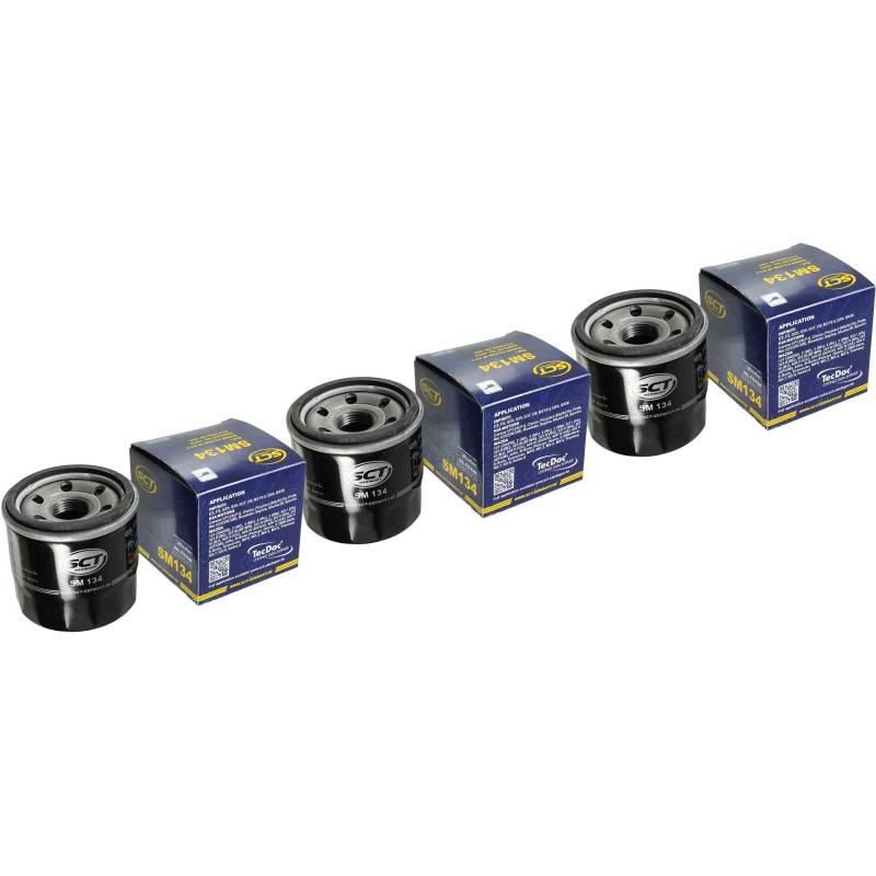 QR-Parts Set 85463061 SM 134 3xOriginal SCT Ölfilter Öl Filter Oil von Diederichs