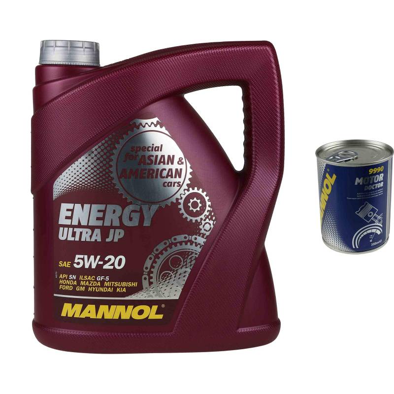 4L Motoröl MANNOL Energy Ultra JP 5W-20 1x MANNOL Motor Doctor ADDITIV von Diederichs