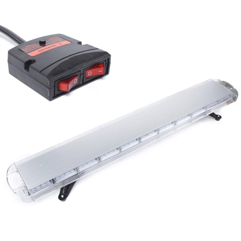 96 Led Rundumleuchte, 12/24v 216w Warnlicht Gelb Notfall Licht Warnblinklicht Emergenecy Warnung Alarm Warnlicht 16 Modi Warnlicht, für Emergency Gabelstapler Truck Traktor KFZ LKW von QRANSEUYXY