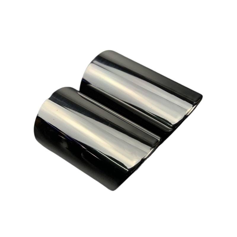 Auspuffendrohr Für A4 B8 Für A3 Für A1 Für A6 Für Q5 Für A5 Auto Auspuff Tip Muffler Rohr Abdeckung Auto zubehör Embout D'échappement(Black 2piece) von QRDKKL