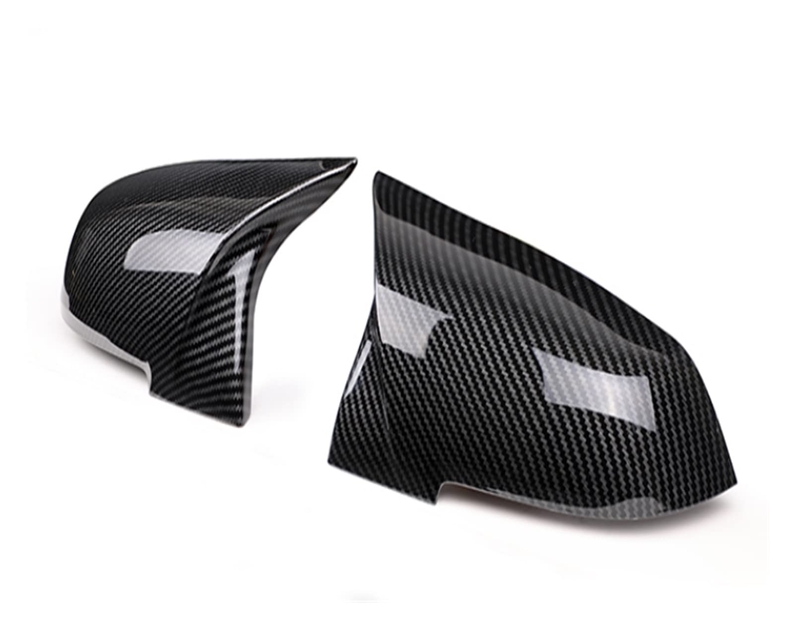 Außenspiegelkappen Für 1 2 3 4 Für Serie F20 F30 F31 F32 F36 2012 - UP 320i 328i 330d Für M3 Für M4 Look Carbon Fiber Spiegel Abdeckung Spiegelkappen(Carbon fiber pattern) von QRDKKL