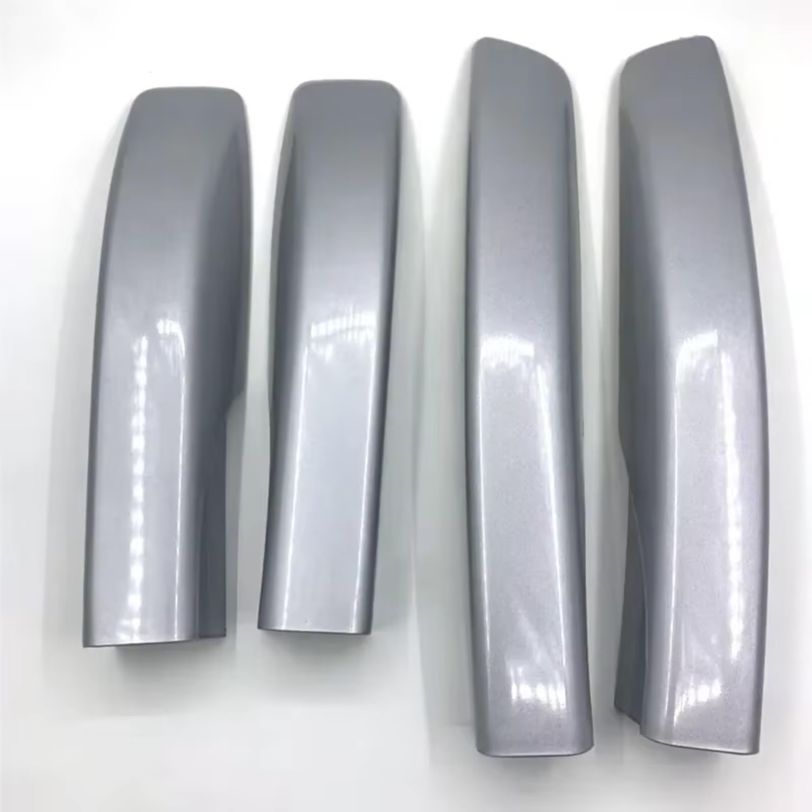 Auto Dachträger Für Für ASX SUV 2013-2019 Dachgepäckträgerschiene Endschalenabdeckung Ersatz Autodachträgerkappe Dachgepäckträger(Silber,A Set 4pcs) von QRDKKL