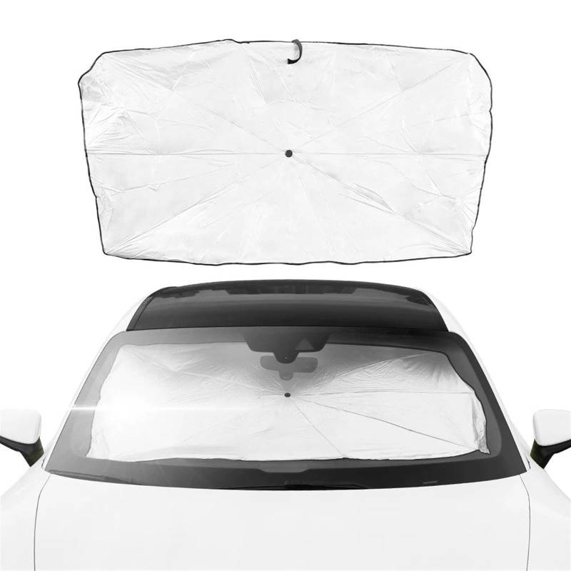 Auto Fenster Sonnenschutz Für Hyundai N Nline I30 I20 Für Tucson Für Sonata Für Kona Sonnenschutz Schutz Sonnenschirm Front Windschutzscheibe Sonnenschutz Abdeckungen Sonnenblende Auto(67x123cm) von QRDKKL