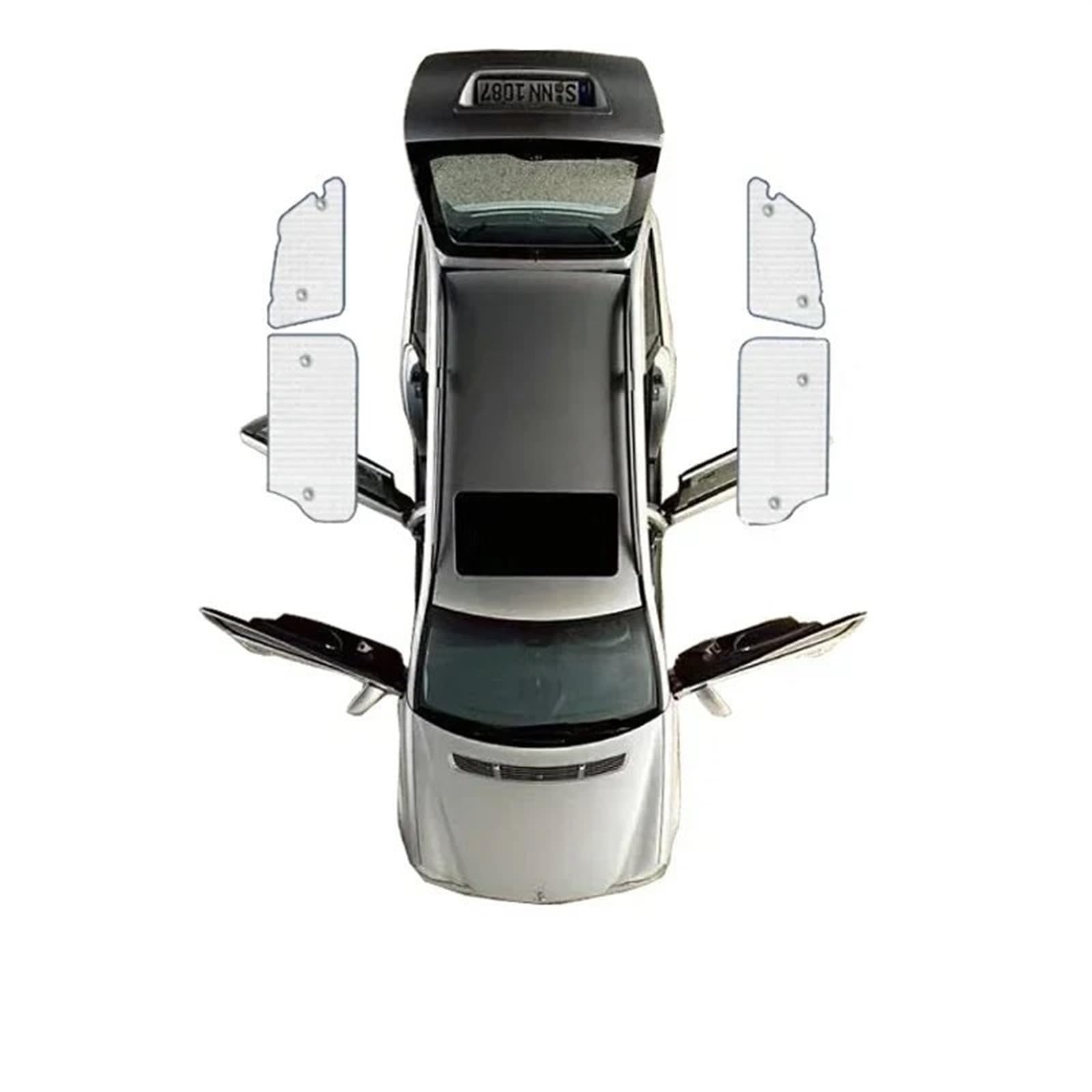 Auto Fenster Sonnenschutz Für Toyota Für Sienna XL40 XL30 2011~2020 LC150 FJ150 Autofenstervisier Windschutzscheibe Sonnenschutzabdeckungen Anti-UV-Sonnenschirme Sonnenblende Auto(Rear Windows) von QRDKKL