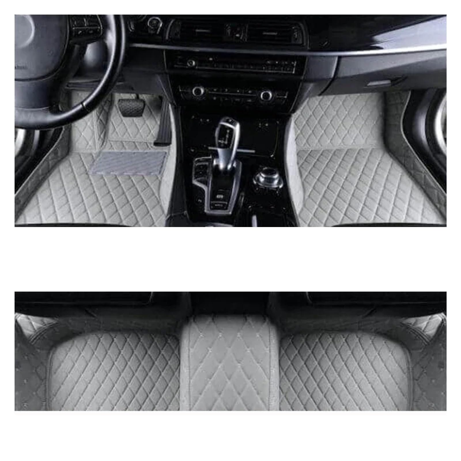 Autoteppiche Für 3er E91 Touring Wagon Kombi 2005~2011 RHD 5 Sitze Auto-Fußmatten wasserdichte Unterlage Auto Fußmatten(3pc Floor mat14) von QRDKKL