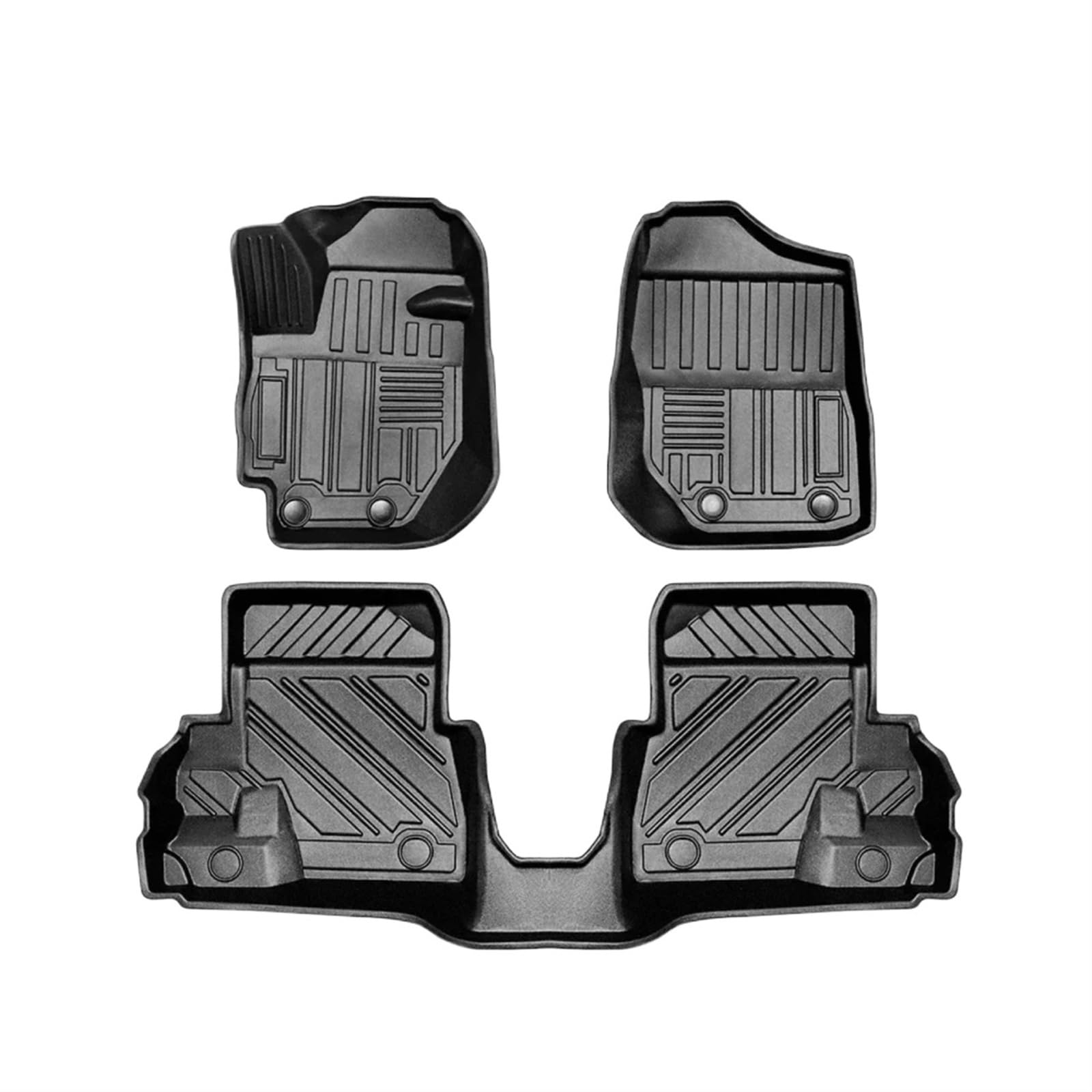 Autoteppiche Für Suzuki Für Jimny MK3 MK4 2008-2023 Auto-Fußmatten Allwetter-Fußmatten Geruchlose Pad-Tablettmatte Auto Fußmatten(MT 08-18 LHD) von QRDKKL