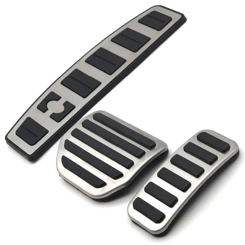 Pedalkappen Für Land Für Rover Für Discovery 4 LR4 L319 Gaspedal Bremse Restfoot Pedal Autoteile Edelstahl Auto Fußpedale Pedalabdeckung(3 Pieces) von QRDKKL