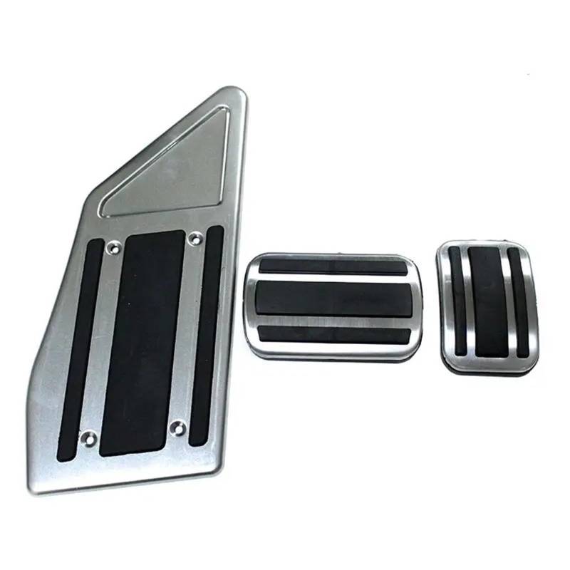 Pedalkappen Für Peugeot 3008 5008 GT 2017 2018 2019 LHD Pedal Pad Matten Abdeckung Auto Rest Bremse Beschleuniger Kraftstoff Gas Pedal Abdeckung Pad Pedalabdeckung(at 3PIECES) von QRDKKL