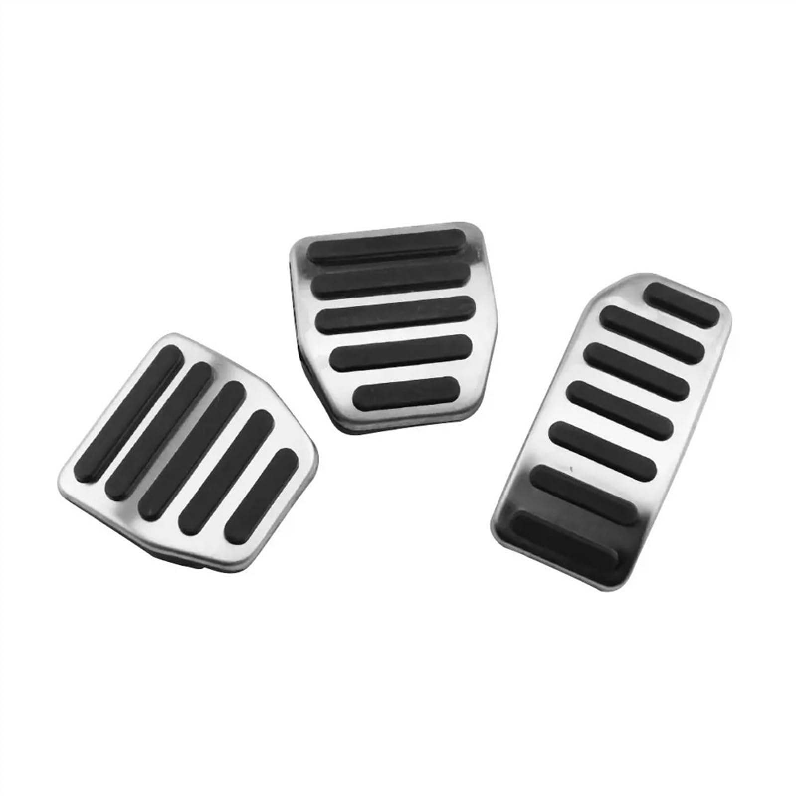 Pedalkappen Für Volvo Für S60 Für V60 Für XC60 S80 at MT Auto Gas Bremspedal Zubehör Auto Edelstahl Fußpedalabdeckung Pedalabdeckung(3piece MT) von QRDKKL