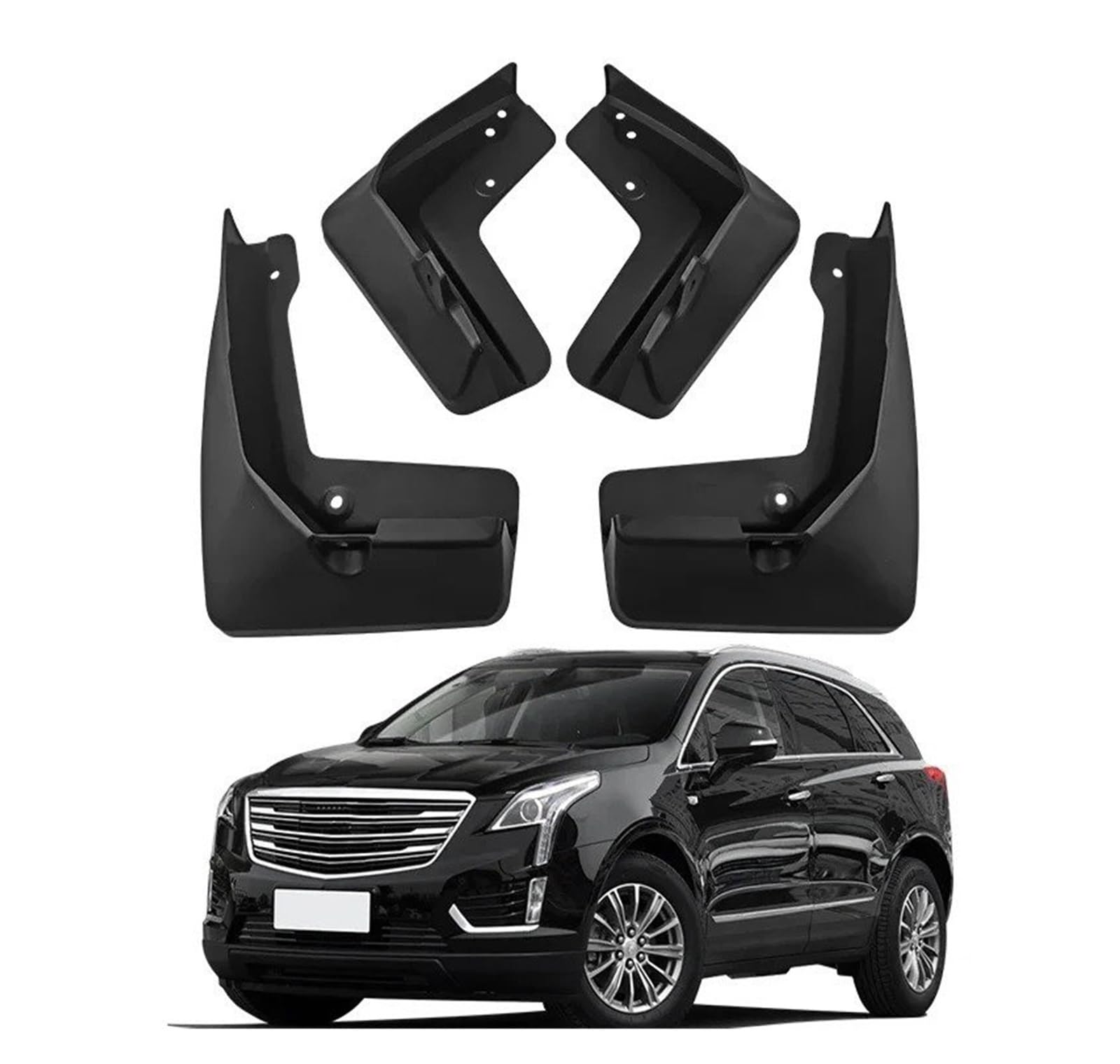 Schmutzfänger Für Cadillac XT5 2017 2018 2019 2020 2021 Schlamm Flaps Splash Guards Für Fender Schmutzfänger Vorne Hinten Kotflügel 4 Teile/Satz Kotflügel von QRDKKL