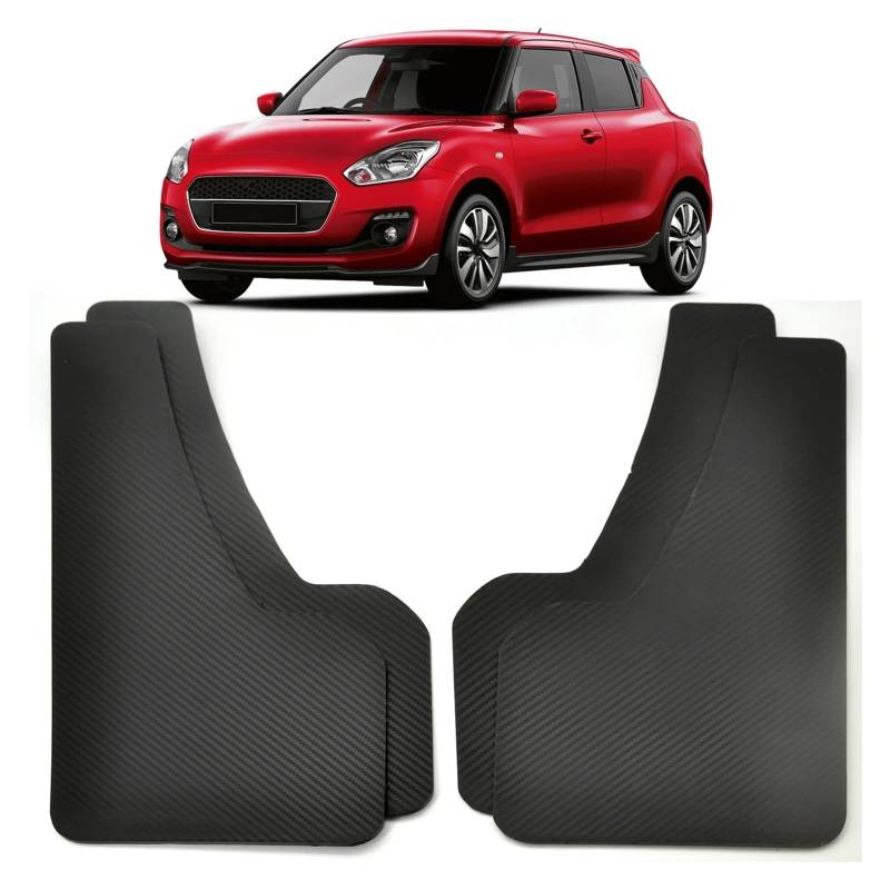 Schmutzfänger Für Suzuki Für Grand Für Vitara Für Edcudo SX4 S-Cross Für Swift Set Schmutzfänger Schmutzfänger Spritzschutz Kotflügel Kotflügel(Red) von QRDKKL