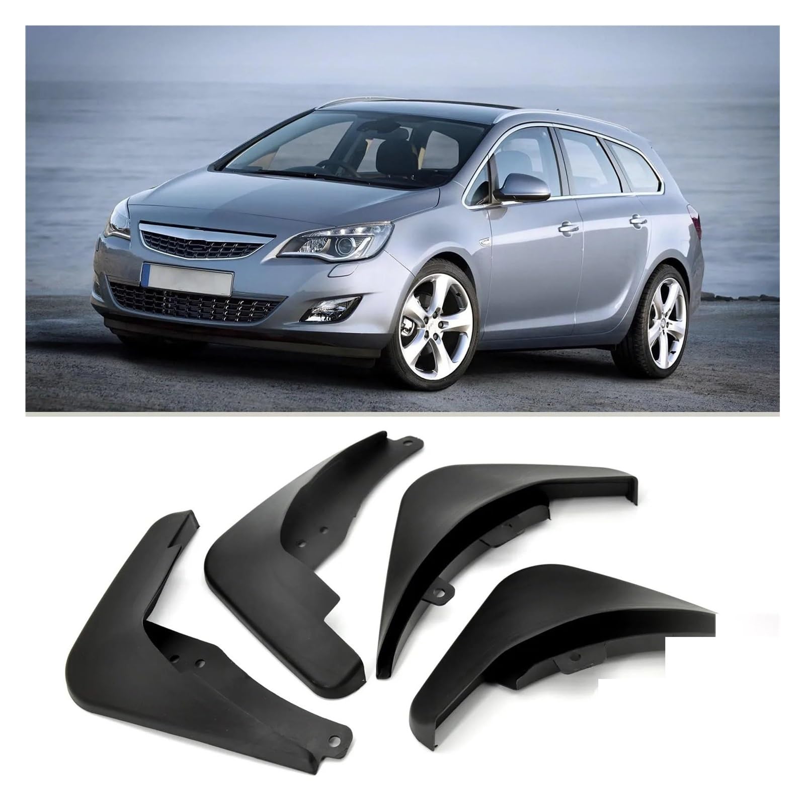 Schmutzfänger Für Vauxhall Für Astra J 2010 2011 2012 2013 2014 2015 2016 Schmutzfänger Schmutzfänger Spritzschutz Schmutzfänger Kotflügel Kotflügel von QRDKKL