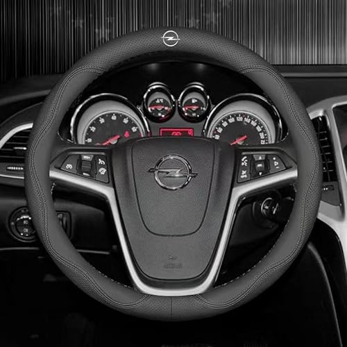 Auto Lenkradbezug, für Opel Zafira Life 2019 2022 Lenkradhülle Anti Rutsch Steering Wheel Cover Gemütliche Atmungsaktive Lenkradschoner,B von QREDTA