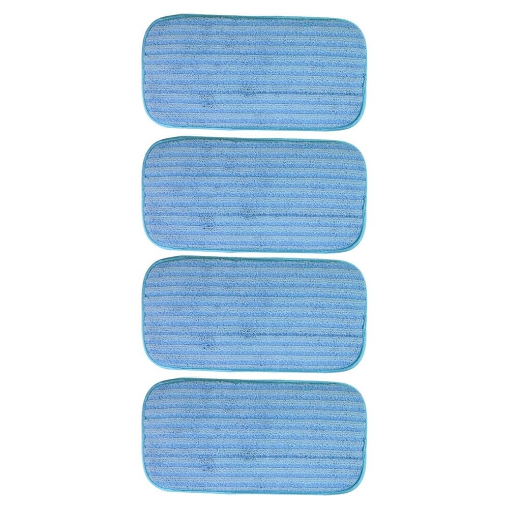 QRMZJF 2/4 Stück wiederverwendbares Mikrofaser-Mopp-Pad, for Swiffer, Staubsauger-Maschinen-Ersatz-Kehrmaschine-Mopp-Pad, Nachfüllungen for die Bodenreinigung Staubsauger-Wischtuch(4 Pack) von QRMZJF