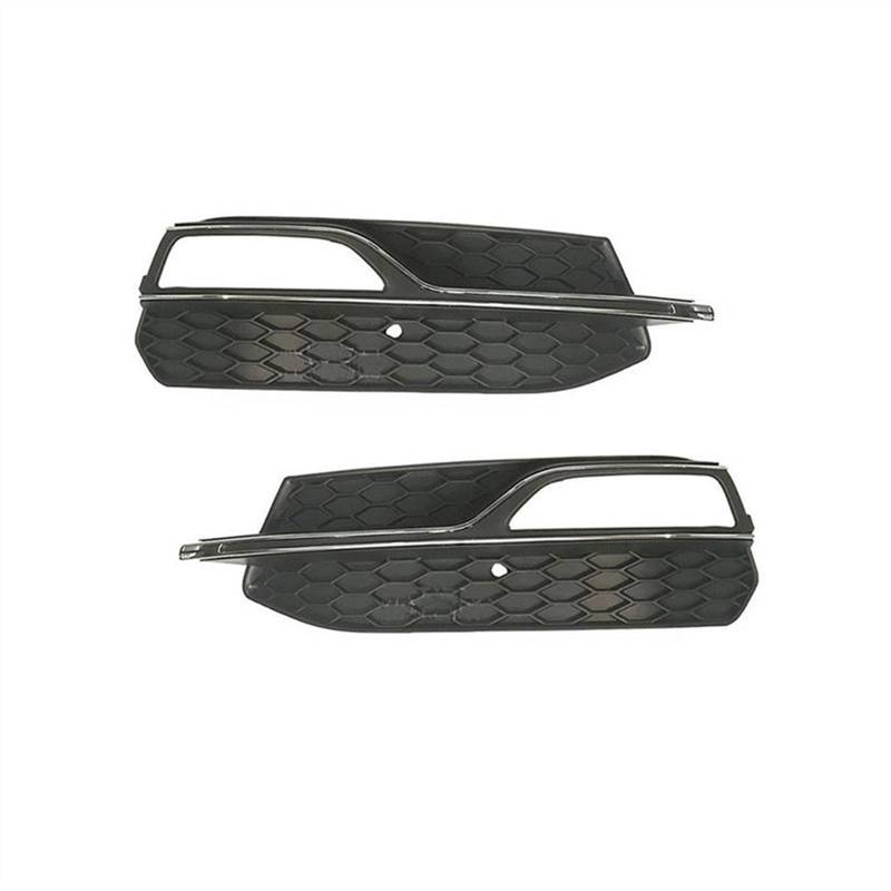 QRMZJF Auto Links Rechts Vorne Stoßstange Nebel Licht Kühlergrill Grill Abdeckung, for Audi, for A3 for S3 2014 2015 2016 2017 8V3807681 8V3807682 Nebelscheinwerfergitter(A Pair 1) von QRMZJF