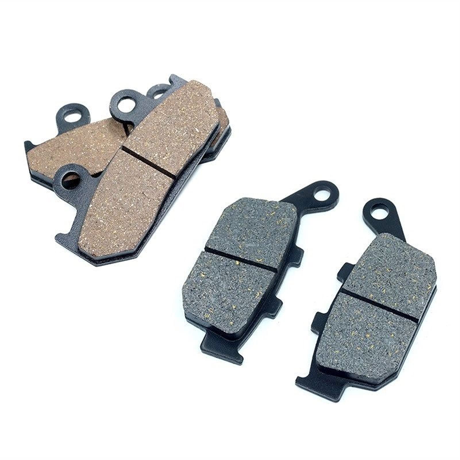 QRMZJF Bremsbeläge vorn und hinten, Satz, for Africa Twin XRV750 XRV750A XRV 750 A 1990 1991 1992 Motorcycle Brake Pads(Front and Rear Set) von QRMZJF