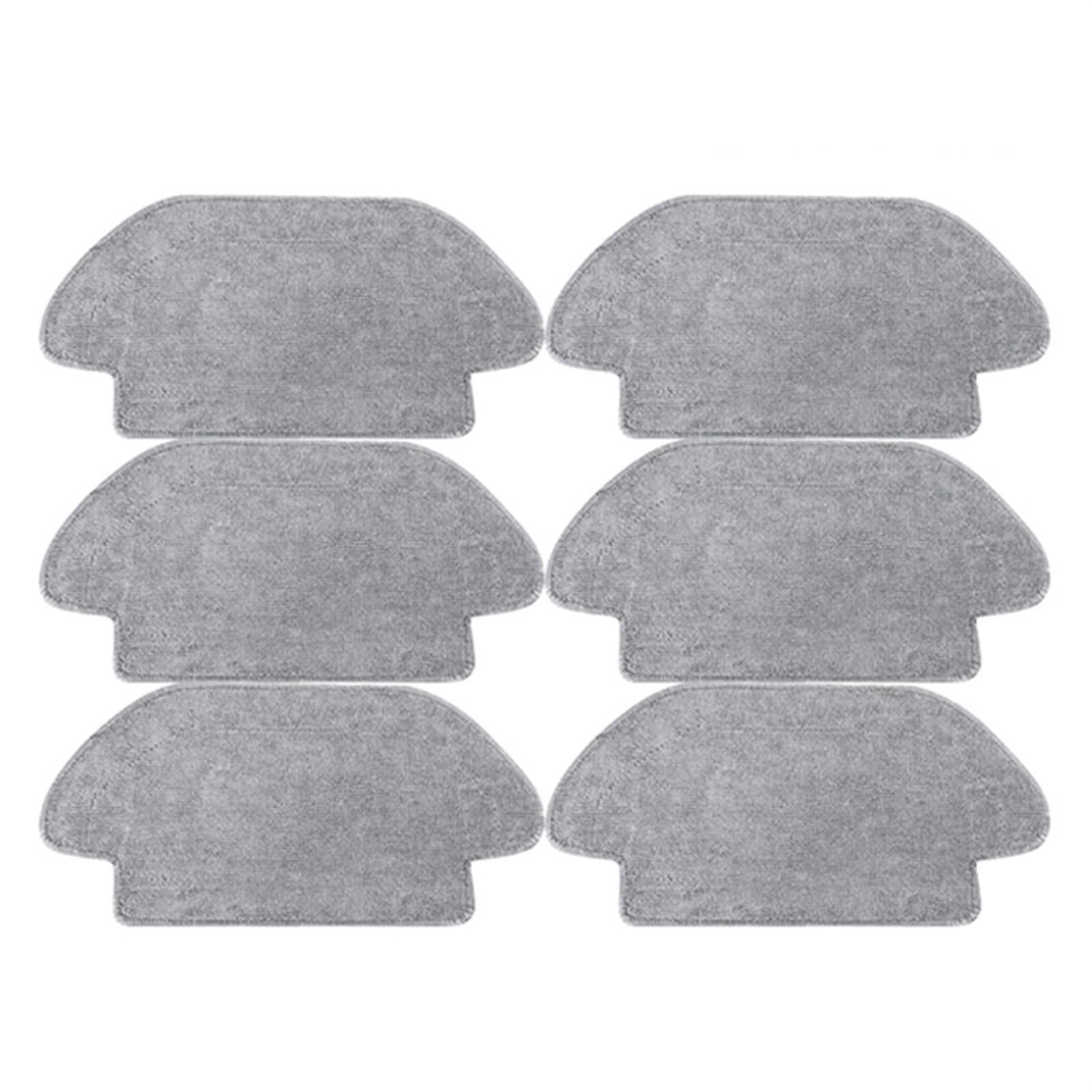 QRMZJF Mopptuch, for Xiaomi, for Mijia Mop Pro STYJ02YM 3C Viomi V2 Pro V3 Kehrroboter Staubsauger Reinigung Ersatz Ersatzteile Staubsauger-Wischtuch(Wet rag-6pcs) von QRMZJF