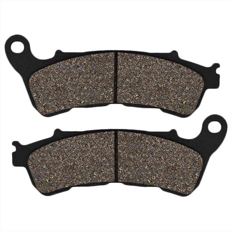 QRMZJF Motorrad-Bremsbeläge vorn und hinten, for NT700V NT 700 Deauville VFR800 XL1000V Varadero XL1000 ST1300 VT1300 VT1300CX Fury Motorcycle Brake Pads(2 Pairs Front) von QRMZJF