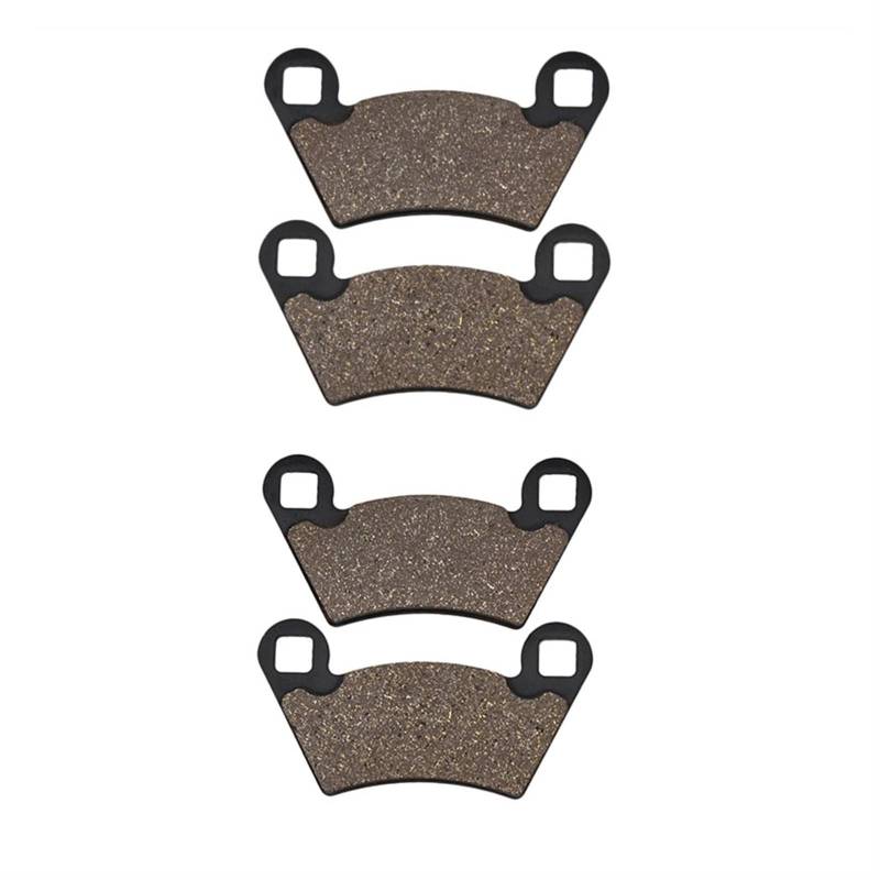 QRMZJF Motorrad-Bremsbeläge vorn und hinten, for Polaris, 500 Ranger Serie 10 6x6 Motorcycle Brake Pads(2pairs) von QRMZJF