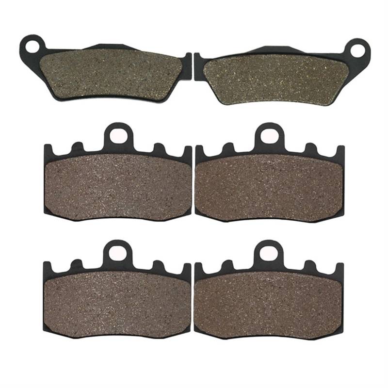 QRMZJF Motorrad-Bremsbeläge vorne und hinten, for, HP2 Megamoto 2007 2008 K1200S K 1200S K 1200 S 2005-2008 3C644644474 Motorcycle Brake Pads(Front and Rear) von QRMZJF