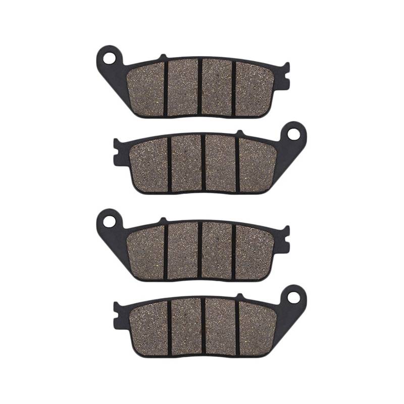 QRMZJF Motorrad-Bremsbeläge vorne und hinten, for 599 CBR600 CBR 600 F3 CB600F Hornet CB 600F CBF 600 CBF600 CB750 CBF 1000 CBF1000 Motorcycle Brake Pads(2 Pairs Front) von QRMZJF