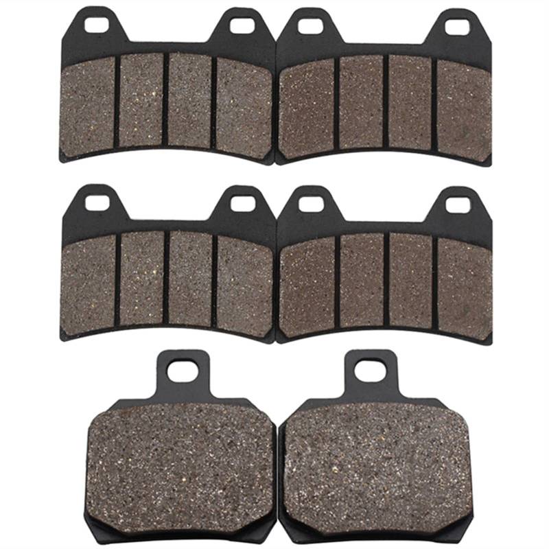 QRMZJF Motorrad-Bremsbeläge vorne und hinten, for Aprilia, SL 1000 SL1000 Falco 2002-2004 Tuono R 1000 Radial-Bremssattel 2002-2008 Motorcycle Brake Pads(Front and Rear) von QRMZJF