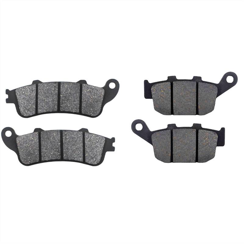 QRMZJF Motorrad-Bremsbeläge vorne und hinten, for FES125 FES 125 FES150 FES 150 Pantheon 2003-2006 FES 250 Foresight 2000-2005 Motorcycle Brake Pads(Front and Rear) von QRMZJF