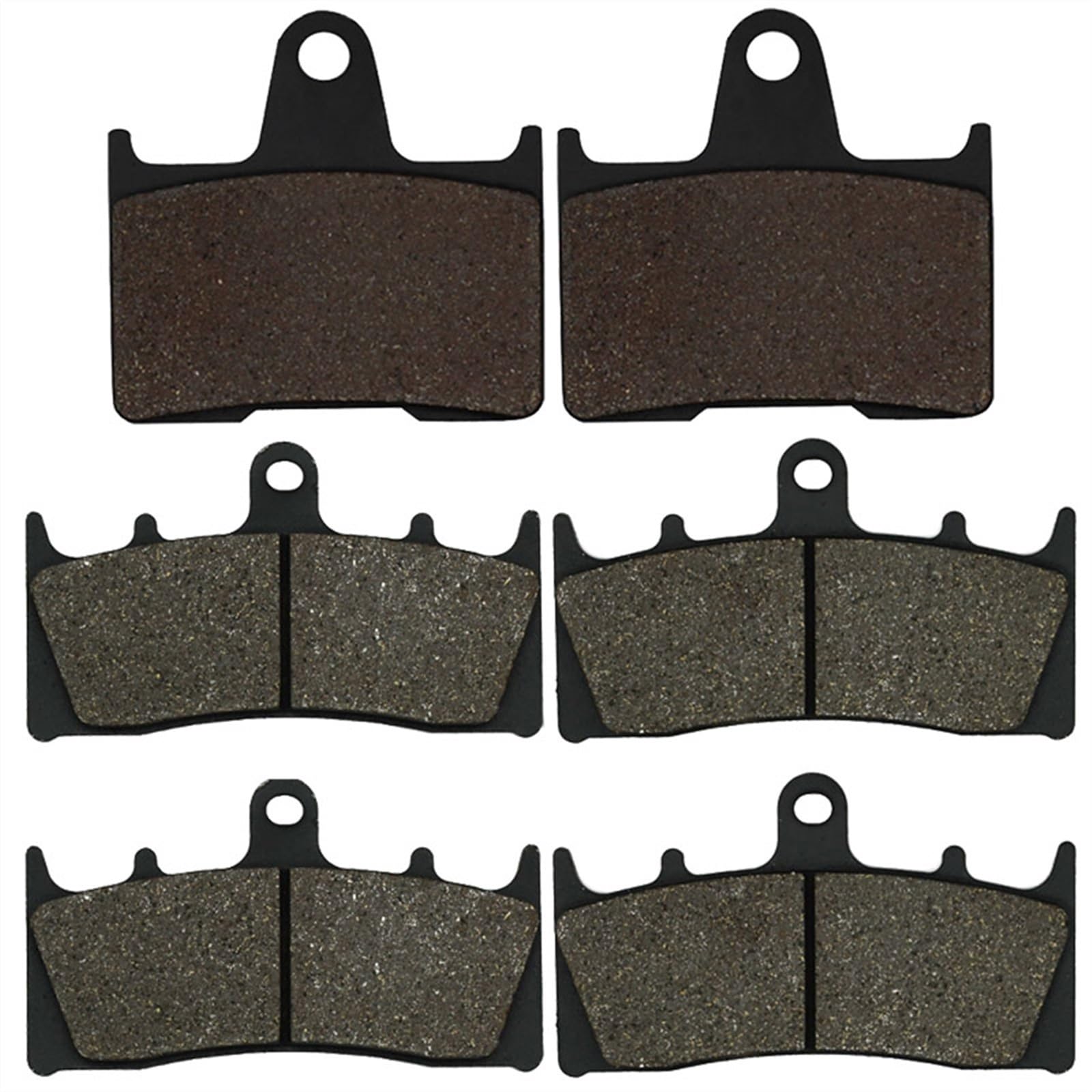 QRMZJF Motorrad-Bremsbeläge vorne und hinten, for GSXR 1000 GSXR1000 K1 K2 2001 2002 GSX 1400 GSX1400 2001-2007 Motorcycle Brake Pads(Front and Rear) von QRMZJF