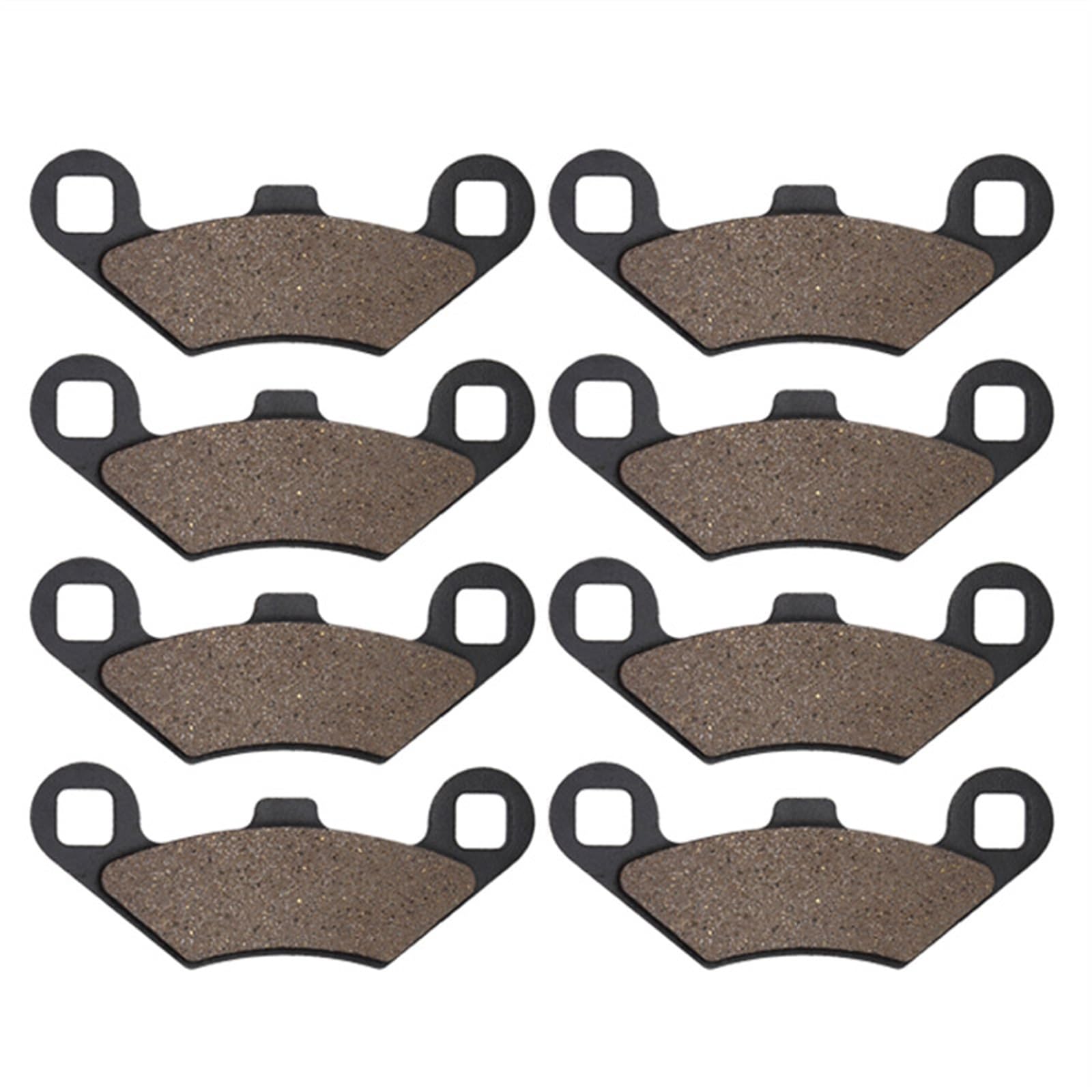 QRMZJF Motorrad-Bremsbeläge vorne und hinten, for Polaris, 300, for Hawkeye, 300 2x4 4x4 2007-2009 Motorcycle Brake Pads(4pairs) von QRMZJF