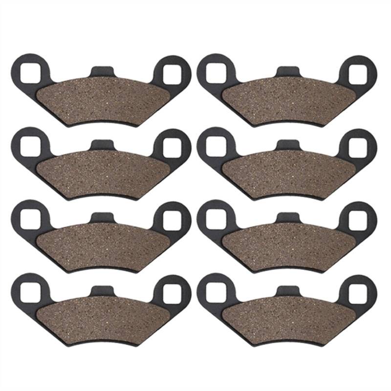 QRMZJF Motorrad-Bremsbeläge vorne und hinten, for Polaris, 500 Outlaw 500 2006-2007 Motorcycle Brake Pads(4pairs) von QRMZJF