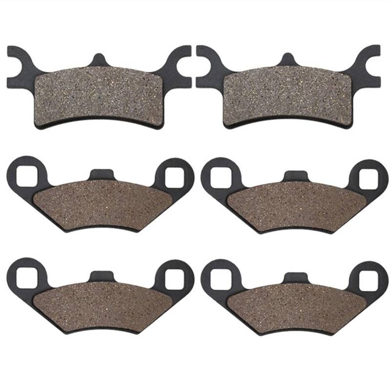 QRMZJF Motorrad-Bremsbeläge vorne und hinten, for Polaris, PPS PTV 4x4 Serie 2010 Motorcycle Brake Pads(Front and Rear) von QRMZJF