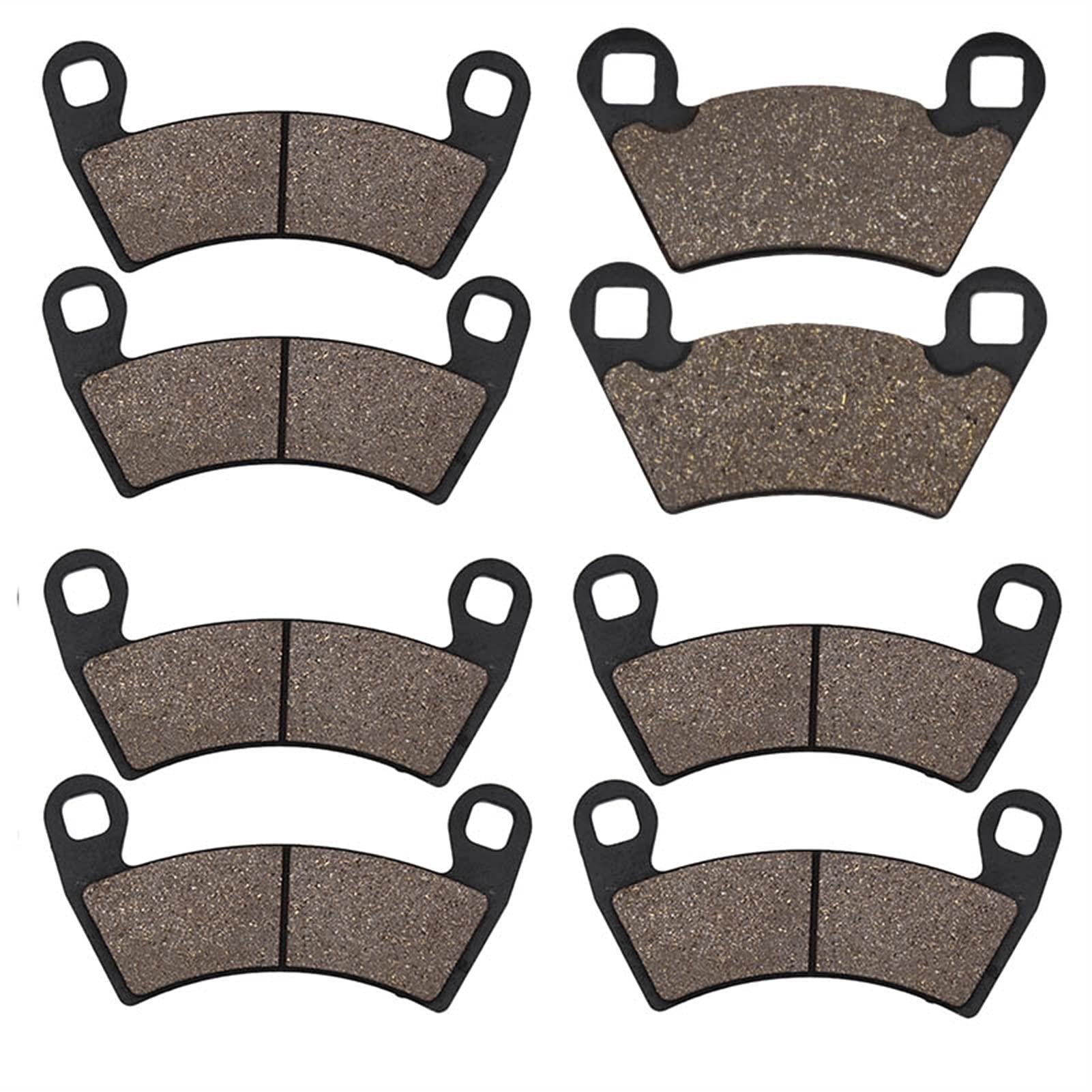 QRMZJF Motorrad-Bremsbeläge vorne und hinten, for Polaris, Ranger EV 2010 2011 2012 2013 2014 2015 Motorcycle Brake Pads(Front and Rear) von QRMZJF