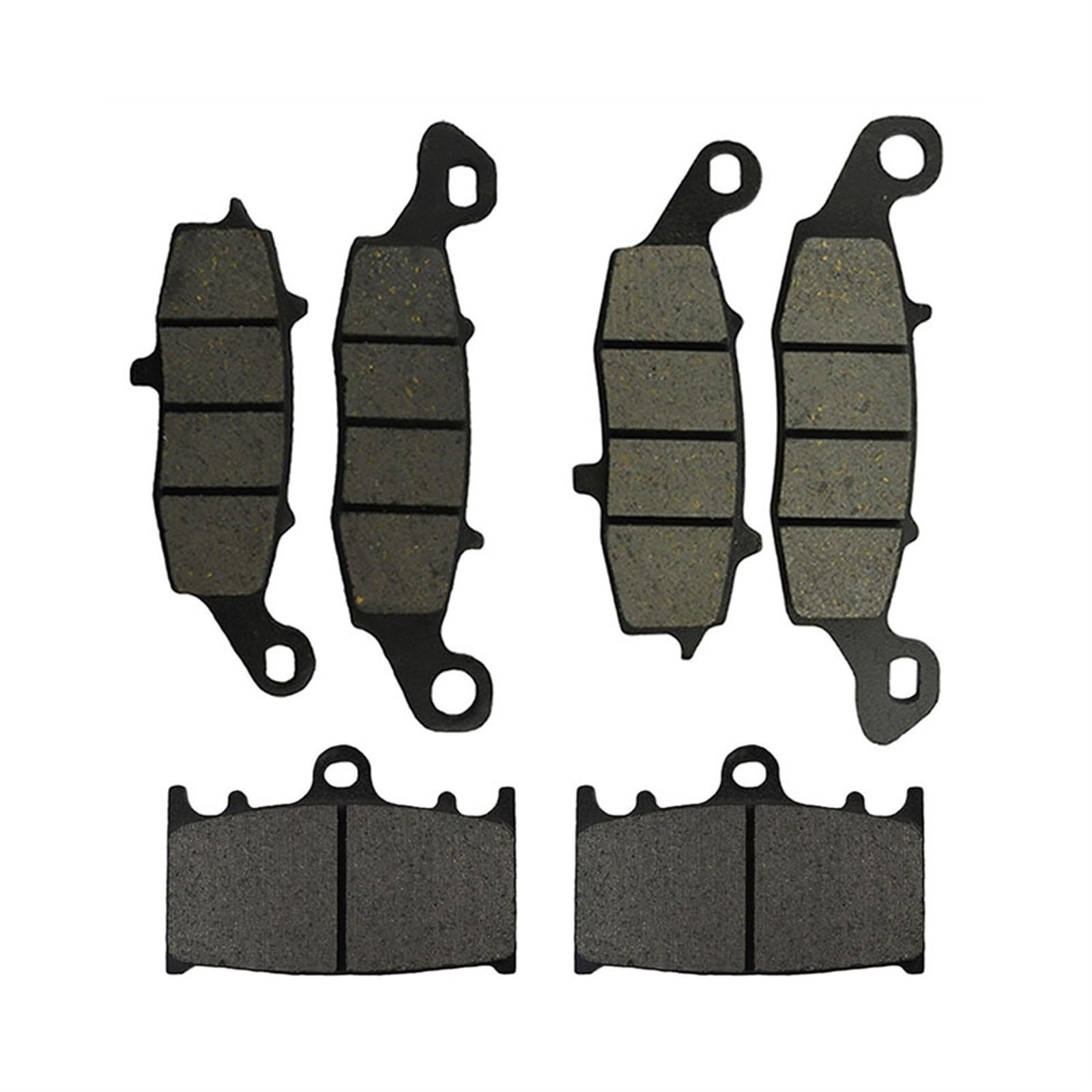 QRMZJF Motorrad-Bremsbeläge vorne und hinten, for VL 1500 Intruder 2002-2009 VL1500 Boulevard C90 C90T 2005-2010 Motorcycle Brake Pads(Front and Rear) von QRMZJF