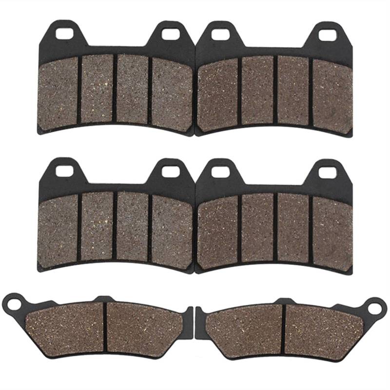 QRMZJF Motorrad-Bremsbeläge vorne und hinten, for Victory V92SC 2000-2003 Hammer 2005-2007 Hammer 2007 Motorcycle Brake Pads(Front and Rear) von QRMZJF