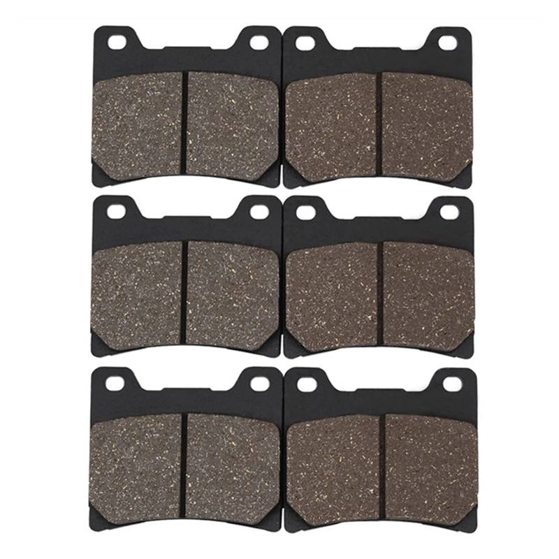 QRMZJF Motorrad-Bremsbeläge vorne und hinten, for Yamaha, FJ 1100 FJ1100 Bulldog 1100 1984 1985 FJ 1200 FJ1200 1986-1987 Motorcycle Brake Pads(3pairs) von QRMZJF