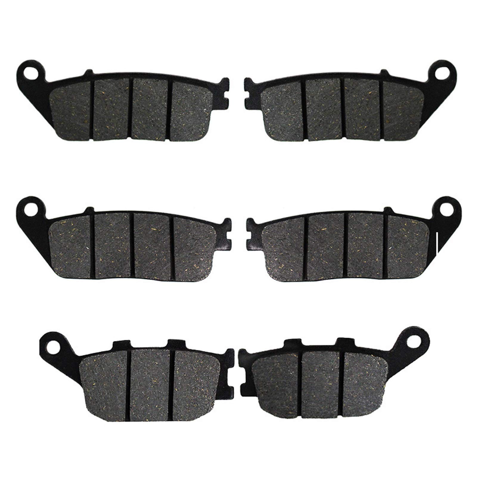 QRMZJF Motorrad Vorne Und Hinten Bremsbeläge for CBR 600 CBR600 1995-1998 CB 600F CB600F Hornet 2000 2001 2002 2003 2004 Motorcycle Brake Pads(Front and Rear) von QRMZJF