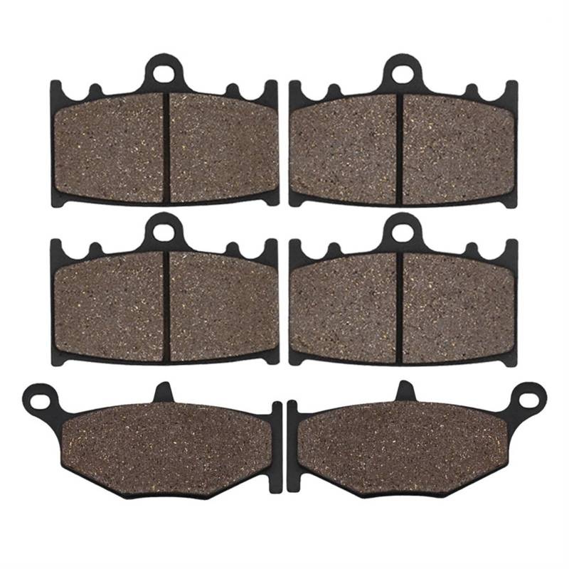 QRMZJF Motorrad Vorne Und Hinten Bremsbeläge for GSR400 GSR 400 K6 2006 GSR600 GSR 600 K6 K7 K8 2006 2007 2008 2009 2010 Motorcycle Brake Pads(Front and Rear) von QRMZJF