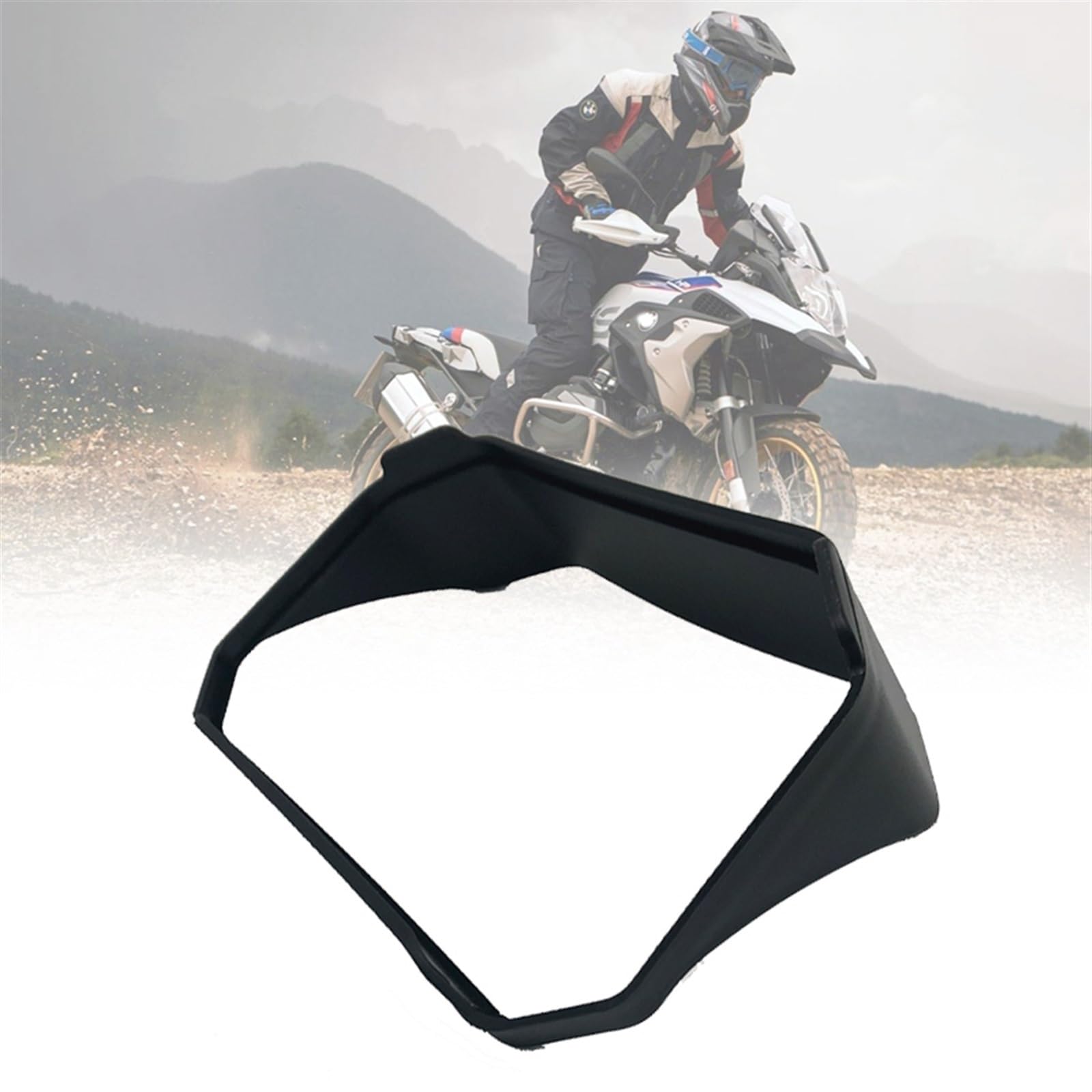 QRMZJF R1250GS Sonnenblende Tachometer Drehzahlmesser Abdeckung Display Schild, for, R1250 GS LC ADV Adventure R1250GSA 2019 2020 Motorrad Motorrad Instrumentenschutz von QRMZJF