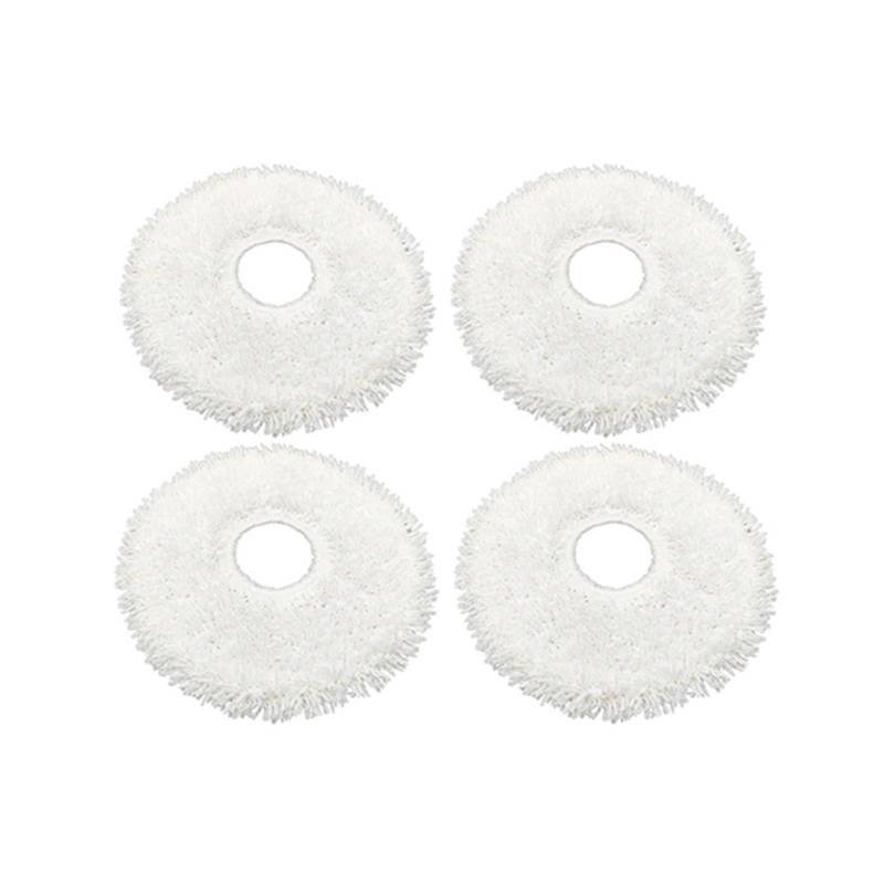 QRMZJF Waschbares Wischtuch, for Ecovacs, for Deebot X1 Turbo/X1 Omni Staubsauger, Kehrroboter, Ersatzzubehör, Ersatzteile Staubsauger-Wischtuch(4pcs) von QRMZJF