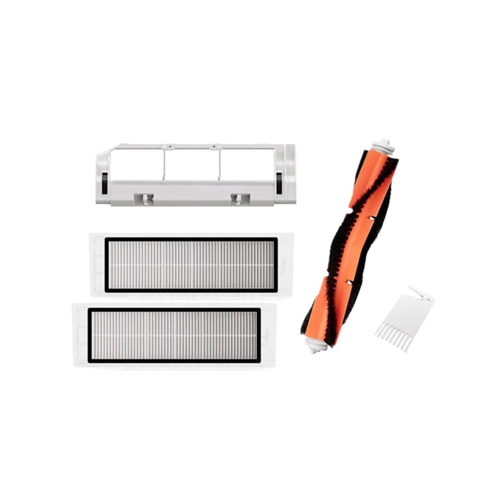 QRMZJF for Xiaomi, 1s MI Robot Vacuum 2, for Roborock, S50 S51 S5 Staubsauger-Teile-Zubehör HEPA-Filter Seitenbürste Hauptbürste Staubbehälter Staubbehälter für Roboterstaubsauger(5PCS) von QRMZJF