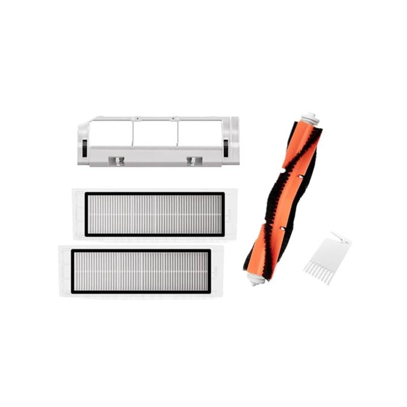 QRMZJF for Xiaomi, 1s MI Robot Vacuum 2, for Roborock, S50 S51 S5 Staubsauger-Teile-Zubehör HEPA-Filter Seitenbürste Hauptbürste Staubbehälter Staubbehälter für Roboterstaubsauger(5PCS) von QRMZJF