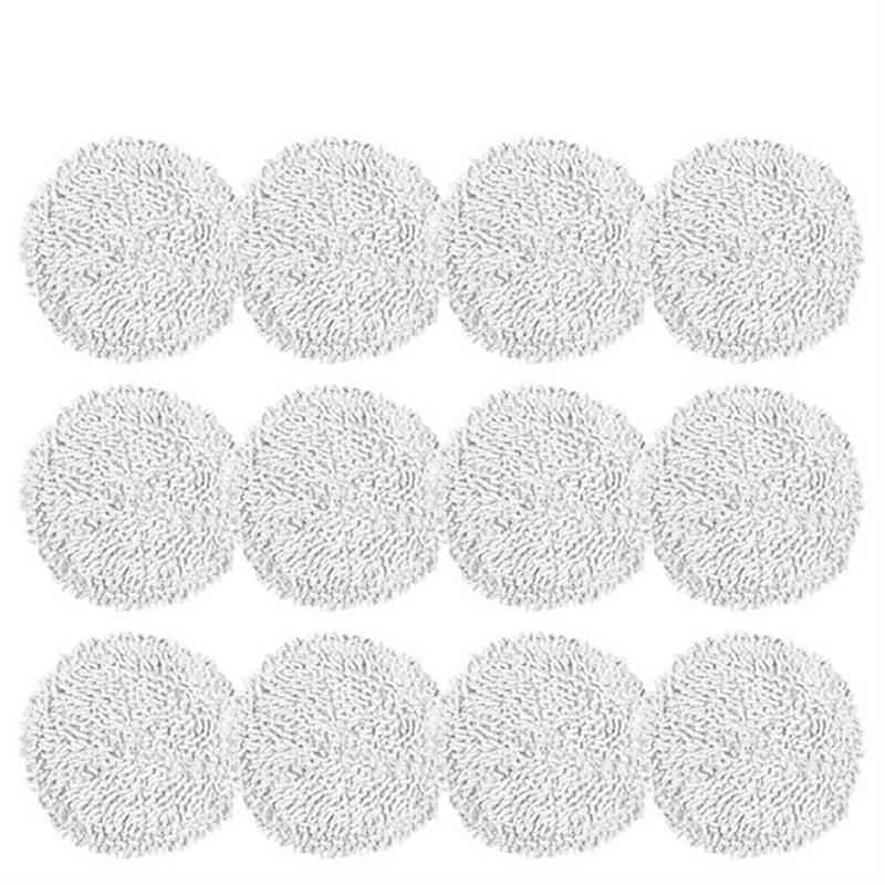 QRMZJF for Xiaomi, for Mijia Pro STYTJ06ZHM Selbstreinigender Roboter Ersatz-Mopp-Pad-Teile Abnehmbarer waschbarer Lappentuchhalter Zubehör Staubsauger-Wischtuch(Mop-12pcs) von QRMZJF