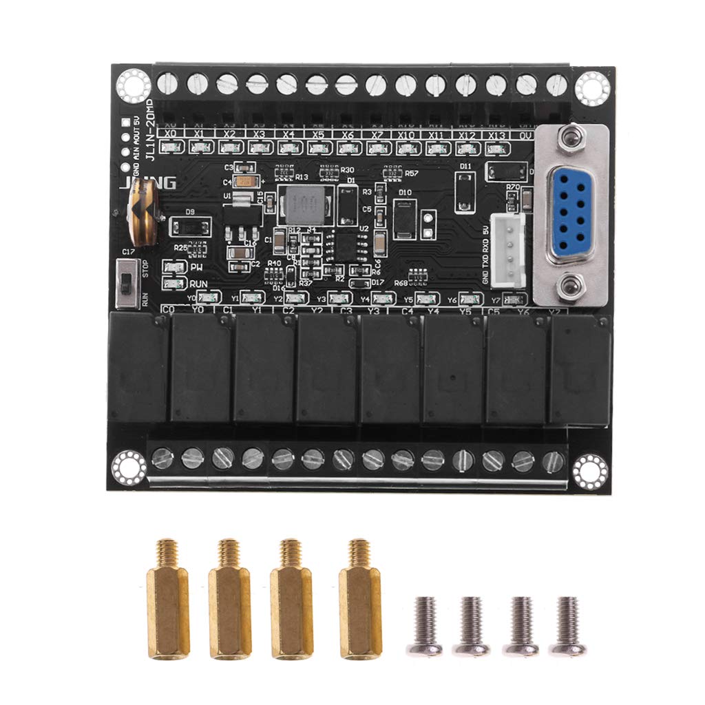 FX1N-20MR PLC Programmierbares Steuermodul für 24-V-Regler, Industriemodul, 8-K von QRONCES