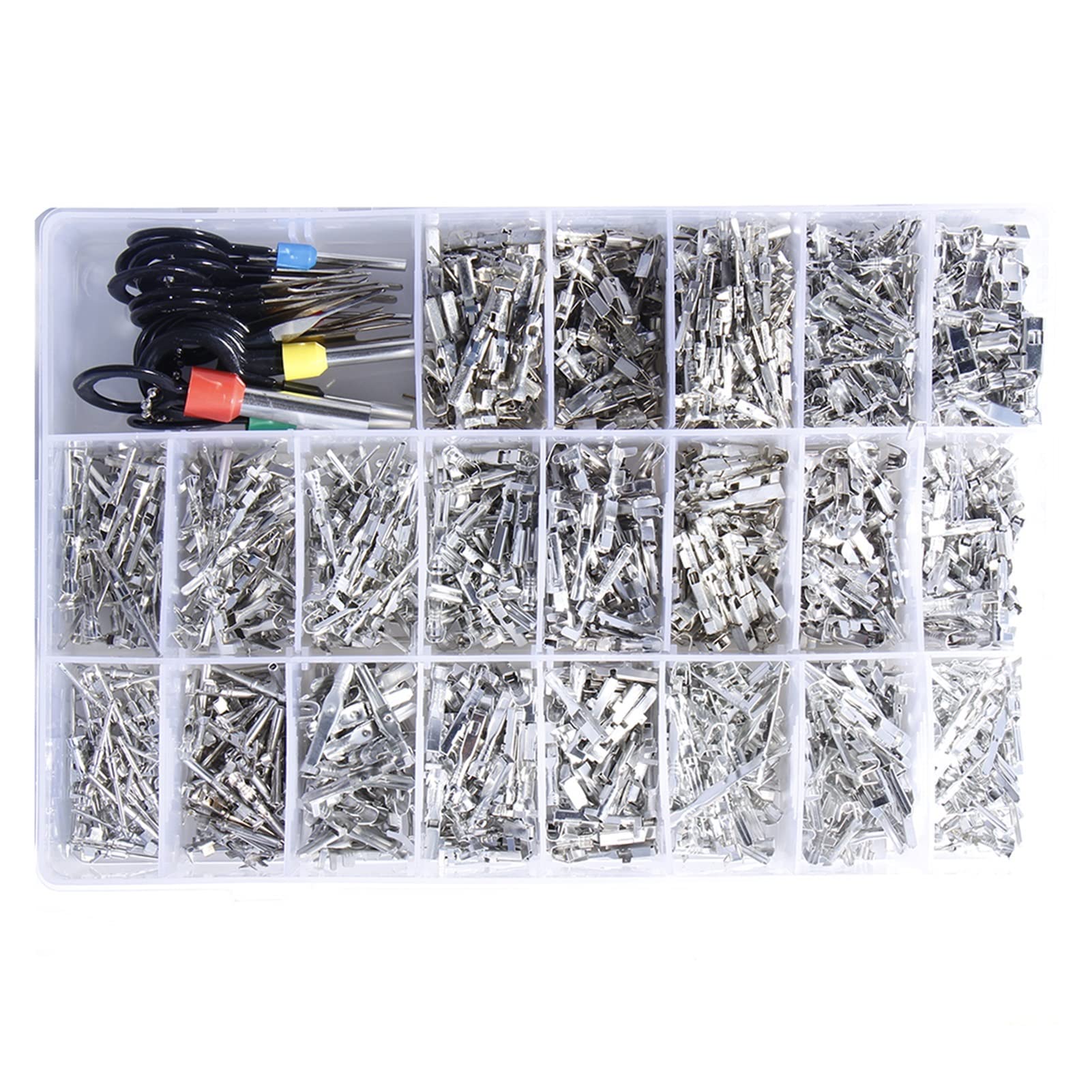 1/3,5 mm terminal Automotive stecker Auto elektrischer draht entfernen Nicht isolierter stecker Crimp pins Auto Kabel Harness Motorrad(1168pcs Box) von QSBVSO