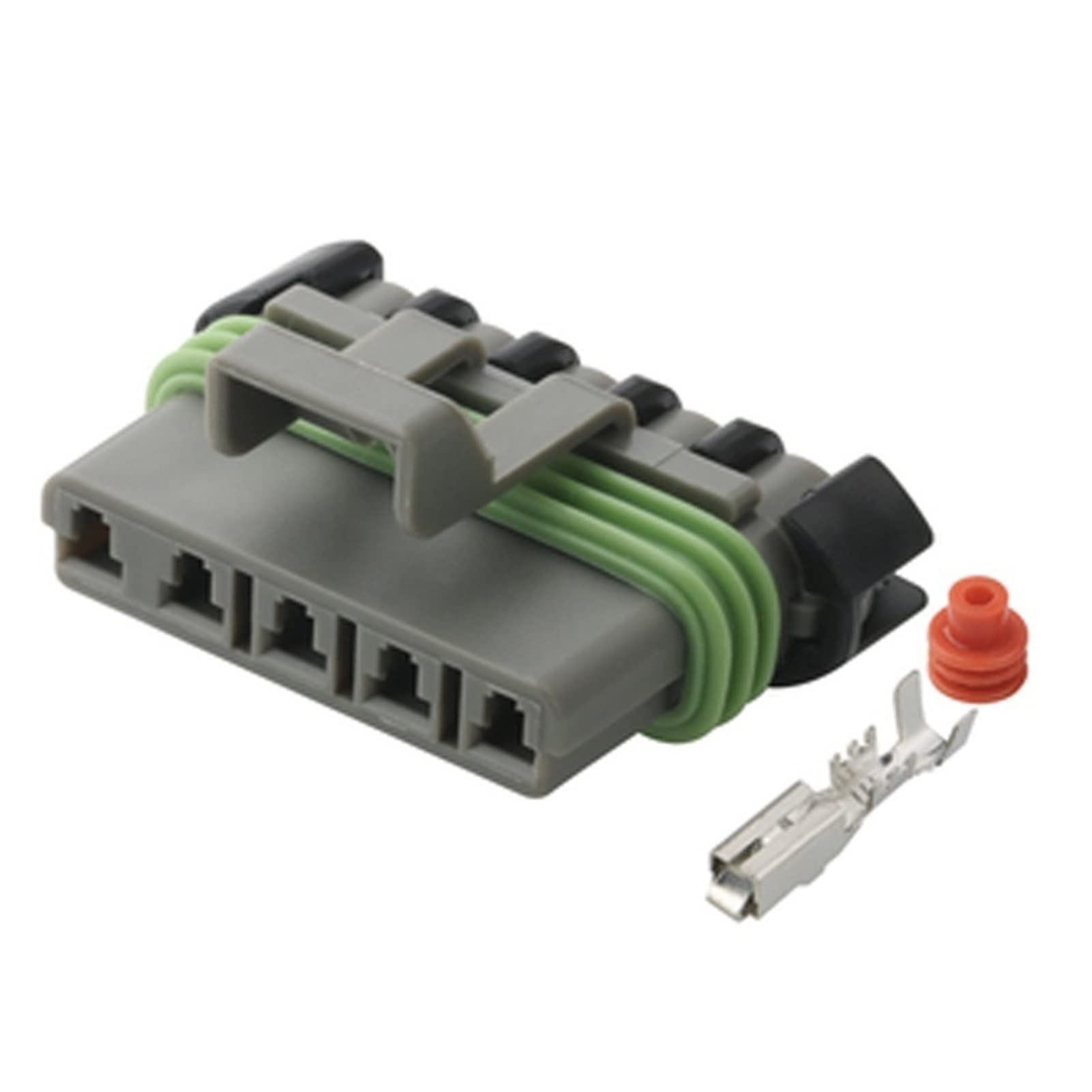 1/5/10/20/50 / sätze 5 Stift Automotive wasserdichte männliche weibliche verdrahtungsstecker grau elektrischer stecker 1218-6400 12084891 DJ7055W-2.8-21.(5p Female,50 Sets) von QSBVSO